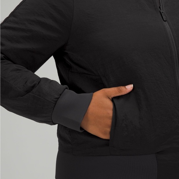 Lululemon Reversible Bomber Jacket (Black) - Picture 4 of 6